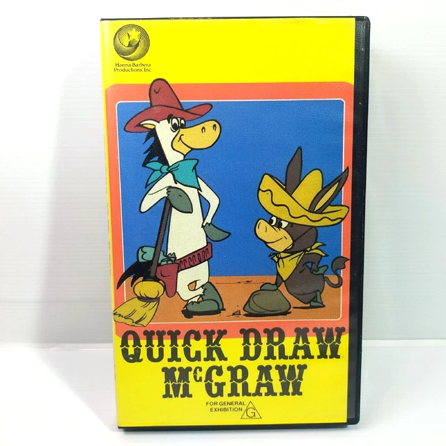 QUICK DRAW MCGRAW Hanna Barbera - Quick Draw McGraw Hanna Barbera Vintage Pre Owned PAL.webp