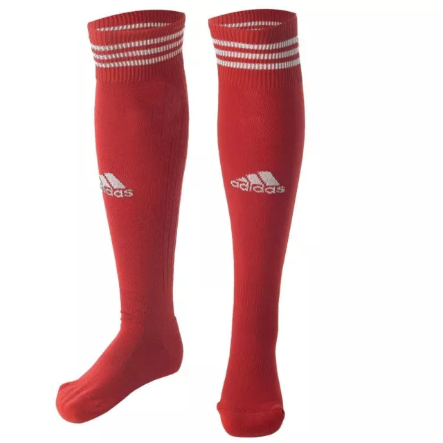 Adidas Chaussette [Taille 0 1 2 3 4 5] de Football Teamsocks Rouge Neuf & Ovp