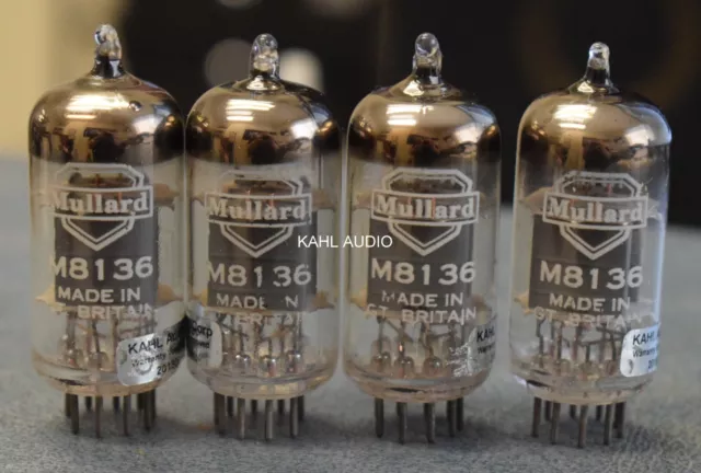 Mullard CV4003 tubes. Set of 4. Tested good! Made in Great Britain. $395 ONLY!