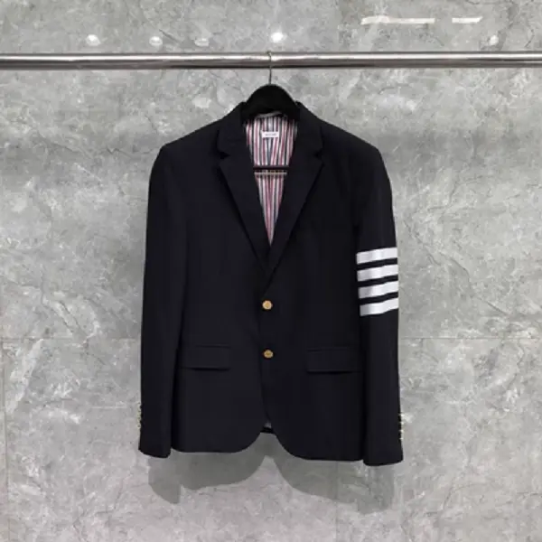 Thom Browne Men's Professional suit 4 bars casual Suits Slim Fit Blazer pants