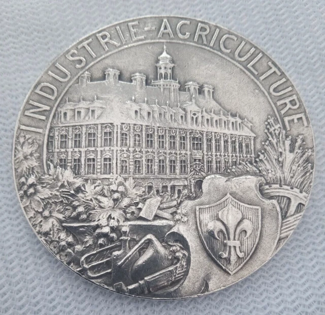Médaille Chambre De Commerce De Paris - En Argent - Datée 1952 - Pièce De Collection