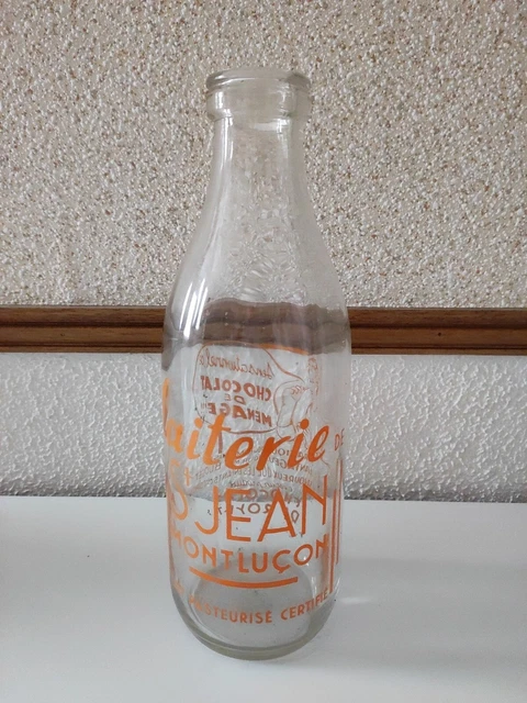 Bouteille De Lait Laiterie St Jean Montluçon