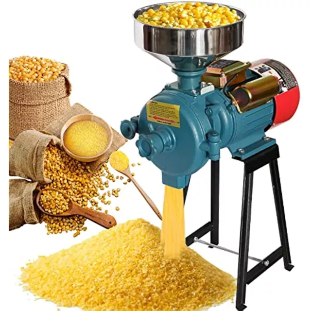 110V Electric Grinder Grain Mill Corn Wheat Feed Flour Cereal Grain Mills 3000W