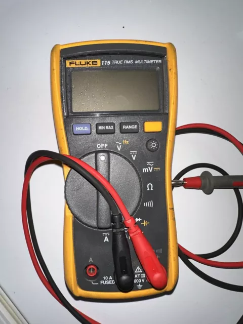 Fluke 115 Compact True RMS Digital Multimeter 6,000 counts AC/DC