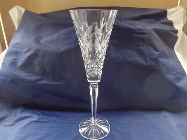 Waterford Crystal 12 Days Flute #4 of Ltd. Ed. "4 Calling Birds" Powerscourt Cut