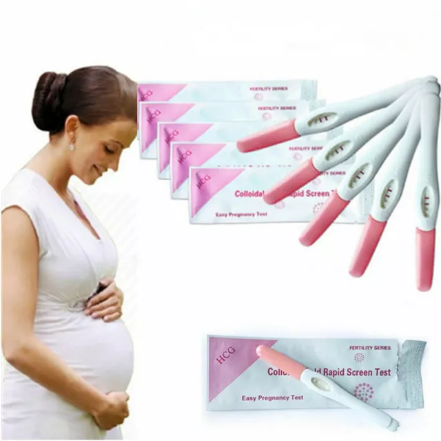 5 tiras reactivas de orina midstream para el hogar privado embarazo temprano K^BY