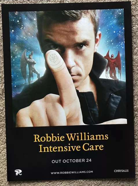 ROBBIE WILLIAMS - INTENSIVE CARE 2005 Full page UK magazine ad