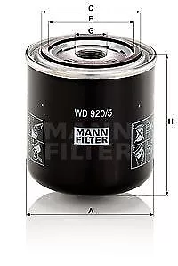 Filtro uomo Wd920/5 filtro idraulico di lavoro