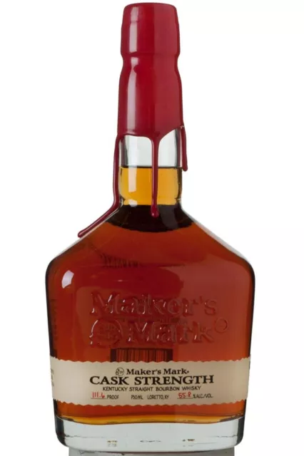 Maker's Mark Cask Strength Whiskey (700ml, 108-114 Proof)