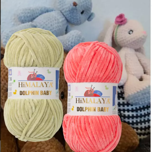 Dolphin Baby micro polyester knitting yarn - Himalaya - 7, 100 g