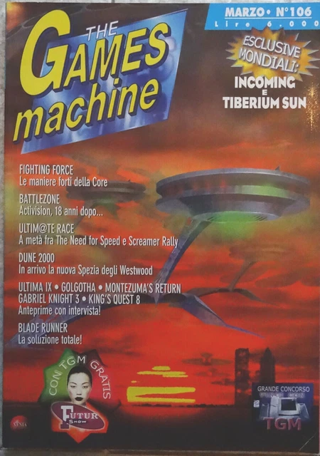 RIVISTA THE GAMES MACHINE n.106 Marzo 1998 EUR 10,00 - PicClick IT