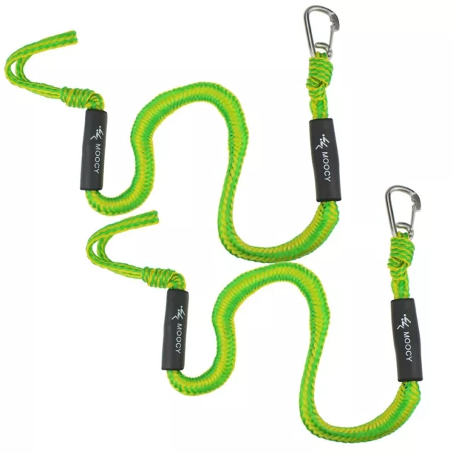 2 PACK BOAT Bungee Dock Line with Mooring Rope Boat Accessories