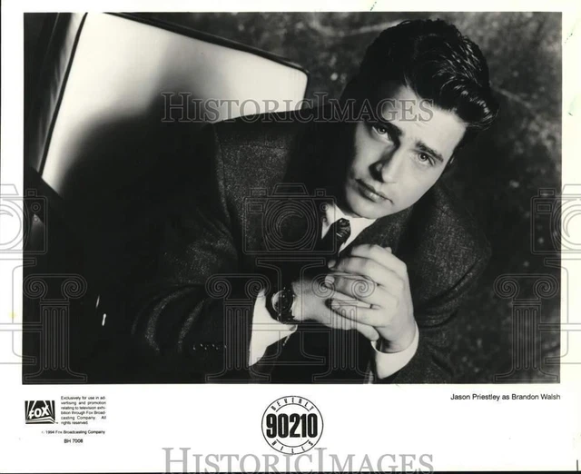 1994 Press Photo Actor Jason Priestley as Brandon Walsh in "Beverly Hills 90210"