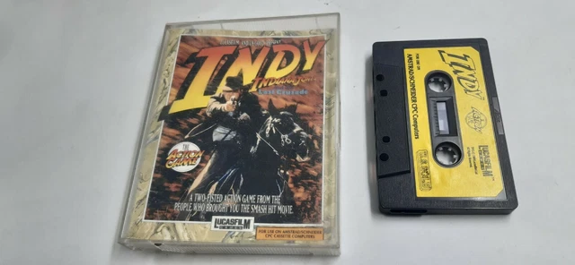 Jeu Amstrad CPC Indy Indiana Jones and the Last Crusade non testé !