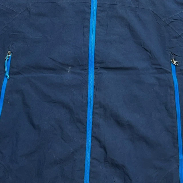 Mens Blue The North Face Hyvent Hooded Waterproof Jacket - Size Medium (M) S29 6