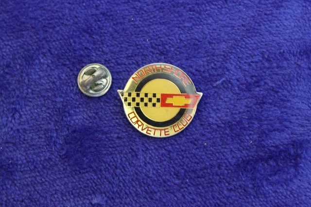 Corvette Club Hat Lapel Pin Accessory GM Vette Sting Ray Bowtie Chevy