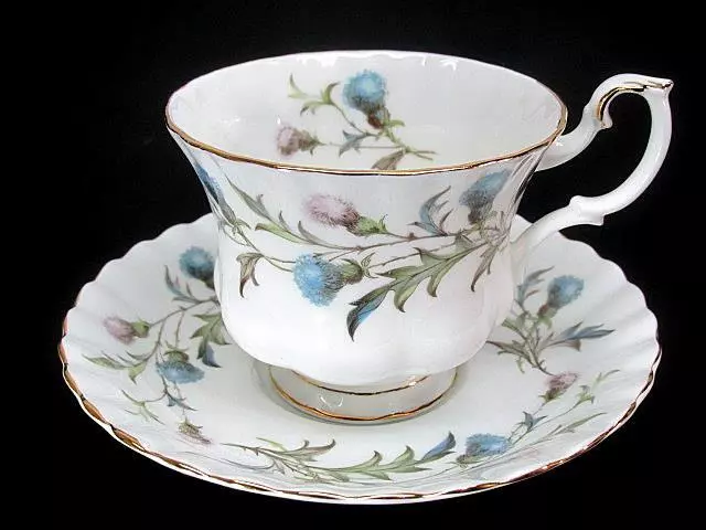 Royal Albert Brigadoon Tea Teacup Cup & Saucer c1960's