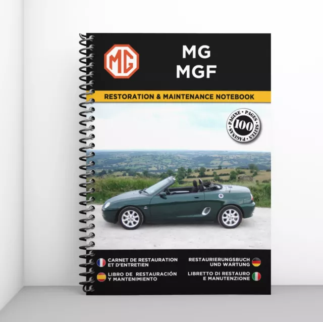 MG MGF : Carnet de Restauration et d'Entretien - Port Offert