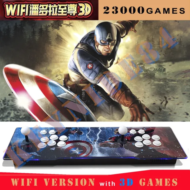 NEW 23000 Games Version 3D WiFi Pandora's Box Retro Arcade Console Double Stick