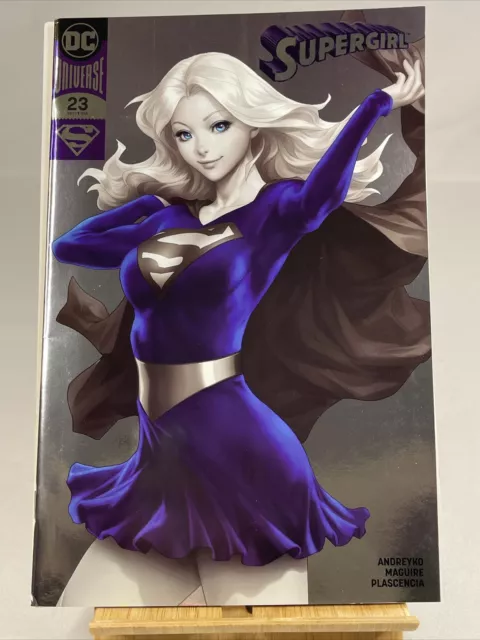 DC Universe Boutique Supergirl 23 GOLD FOIL Artgerm Exclusive Con Variant 1st Ed