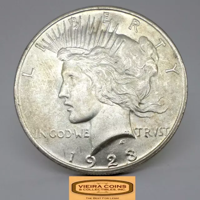 1923 Peace Silver Dollar, Uncirculated - #C32732NQ