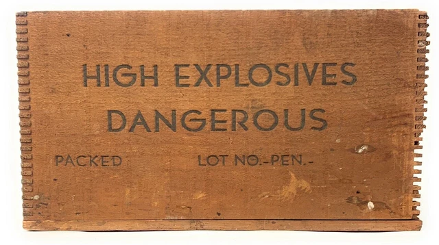 Vintage High Explosive Dangerous, TNT 50lbs