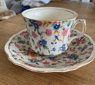 Royal Winton “Old Cottage Chintz” Tea Cup & Saucer