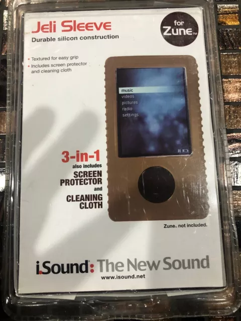 I Sound The New Sound Jeli manche pour Zune Tm silicone durable 3