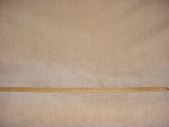 4-3/8Y Kravet Smart 29731 Sand Parchment Pinstripe Chenille Upholstery Fabric