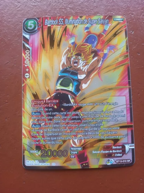 Carte Dragon Ball Super Card Game Bardock SS, Illumination De Super Saiyan...