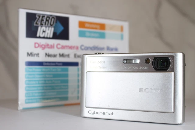 SONY CYBER-SHOT DSC-T20 8.1 MP Digital Camera Silver