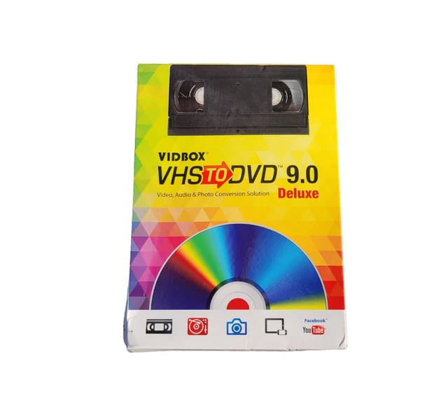 HONESTECH VIDBOX VHS to DVD 9.0 Deluxe VHS to DVD Conversion Software