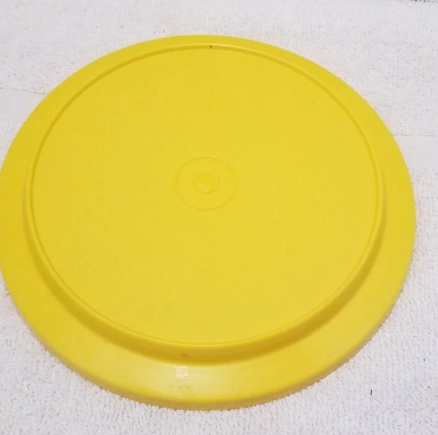 VINTAGE TUPPERWARE SEAL And Serve Lid Replacement 120718 YELLOW £2.36