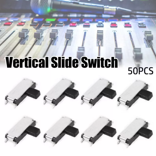 MP3 MP4 Micro Switch 1P2T SPDT Slide Switch Patch Toggle Switch MSK-12C02 SMD