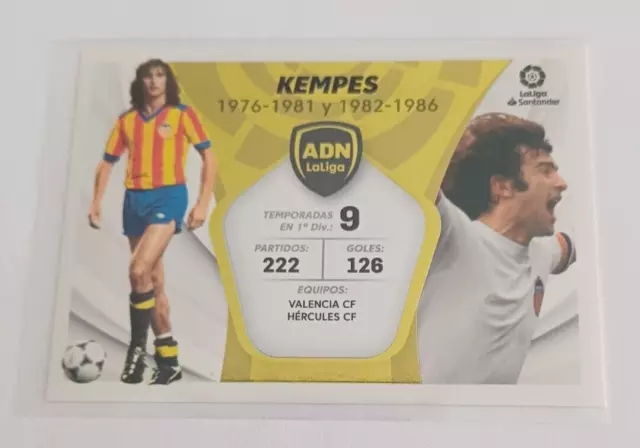 Image Sticker Cromo Mario KEMPES Valencia Argentina PANINI LA LIGA 2021-2022