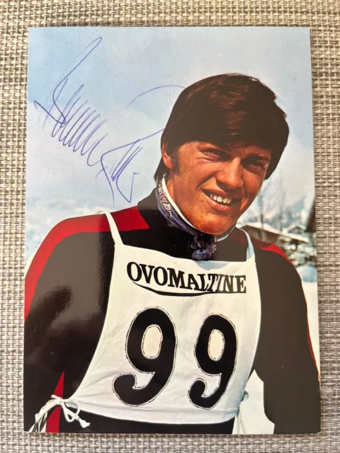 Autogramm Bernhard Russi Schweiz Wintersport Ski Alpin Olympia