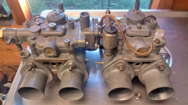 SOLEX C35 PHHE TWIN CARBS CARBURETTERS LANCIA FULVIA FIAT Etc Weber Dellorto