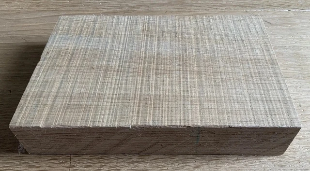 Legno duro rovere massello tagliato 21,5 x 14,5 x 4,2 cm - legno fai da te artigianato 968