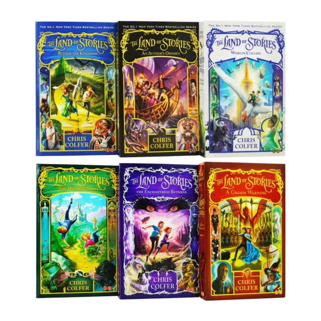 The Land of Stories Series by Chris Colfer 6 Books Collection - Ages 6-11 - PB 2