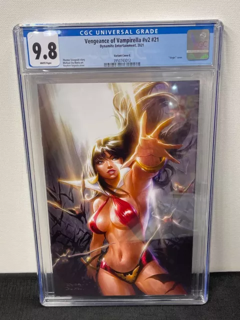 Vengeance of Vampirella #v2 #21 2021 Virgin Incentive CGC Graded 9.8 Comic Book