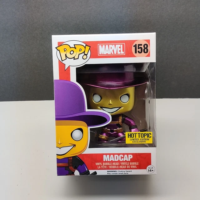 Funko POP! Marvel Madcap #158 METALLIC Hot Topic Exclusive Deadpool