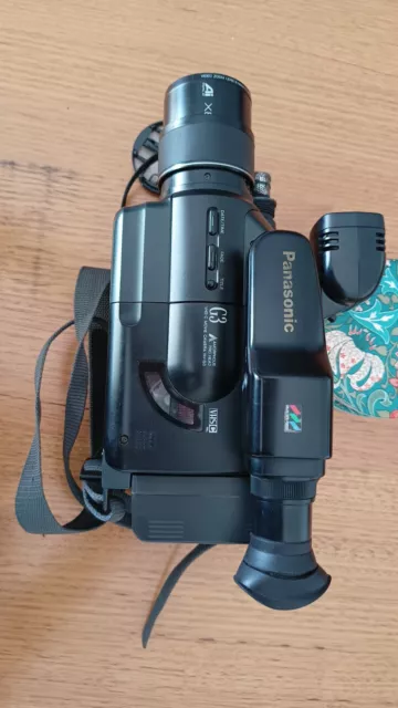 Vintage Panasonic VHS-C Movie Camera NV-G3A. Appears to work, but sold for parts