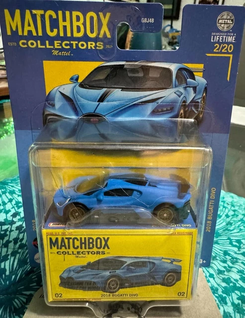 MATCHBOX COLLECTORS - '18 Bugatti Divo - #2 of 20 in series - 1/64