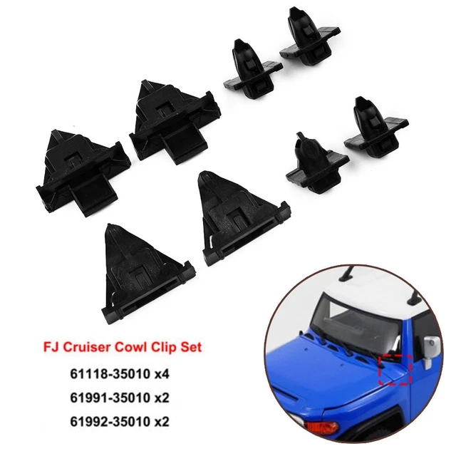 Ensure Car Parts Stay Secure with Body Retainer Clips Set for TOYOTA FJ Cruiser