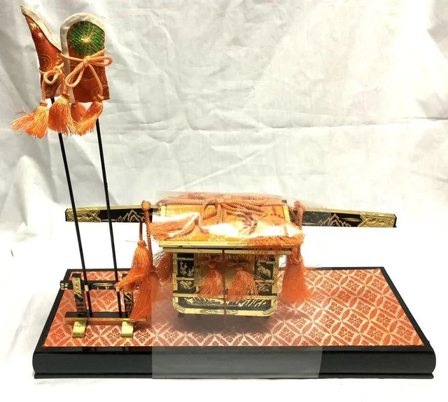 Hina Dolls Palanquin Royal Cage Money Tools Decoration Miniature
