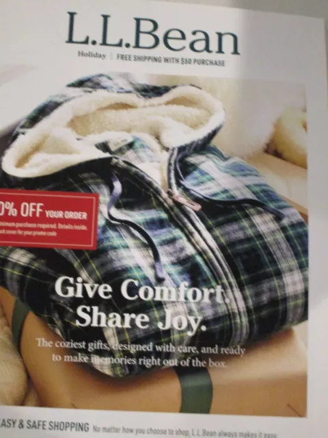 LL Bean L.L. Bean Catalog Look Book Holiday 2020 Give Comfort Share Joy New