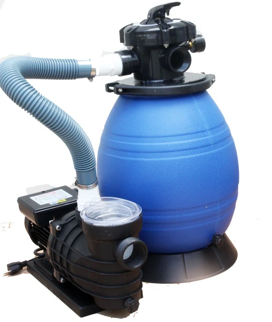 12& SAND FILTER & Water Pump System 4 Above Ground Swimming Pool Soft