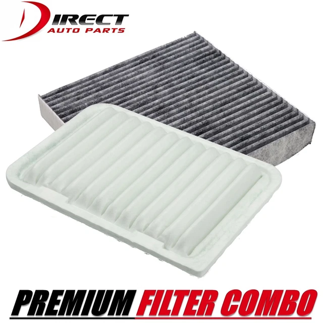 CARBON CABIN & Air Filter Combo For Toyota Highlander 3.5L 2008 2013