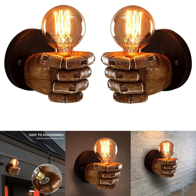 Antik Retro Vintage E27 Wandleuchte Wandlampe Industriell Wand lampe Licht