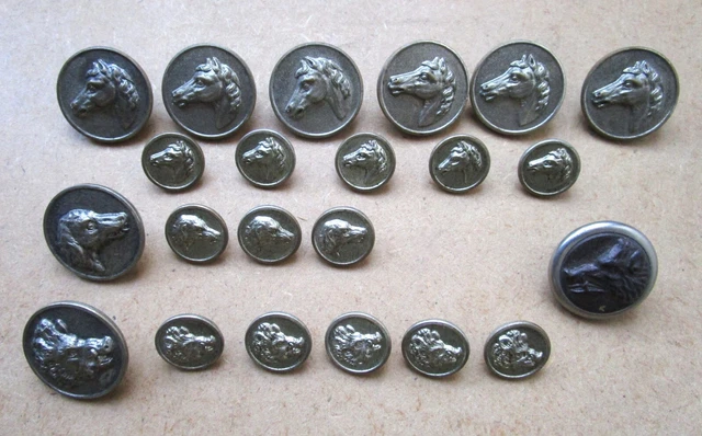 Lot De 6 Boutons Vintage En Plastique Crème, 44 Mm - Années 50, Pour Manteaux, Artisanat